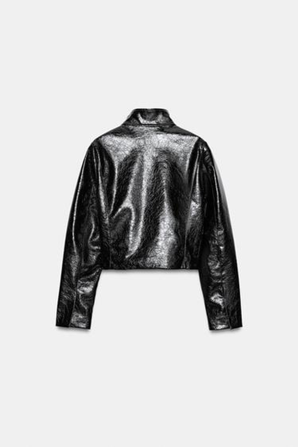 Искусственная кожа, короткая куртка - ZARA