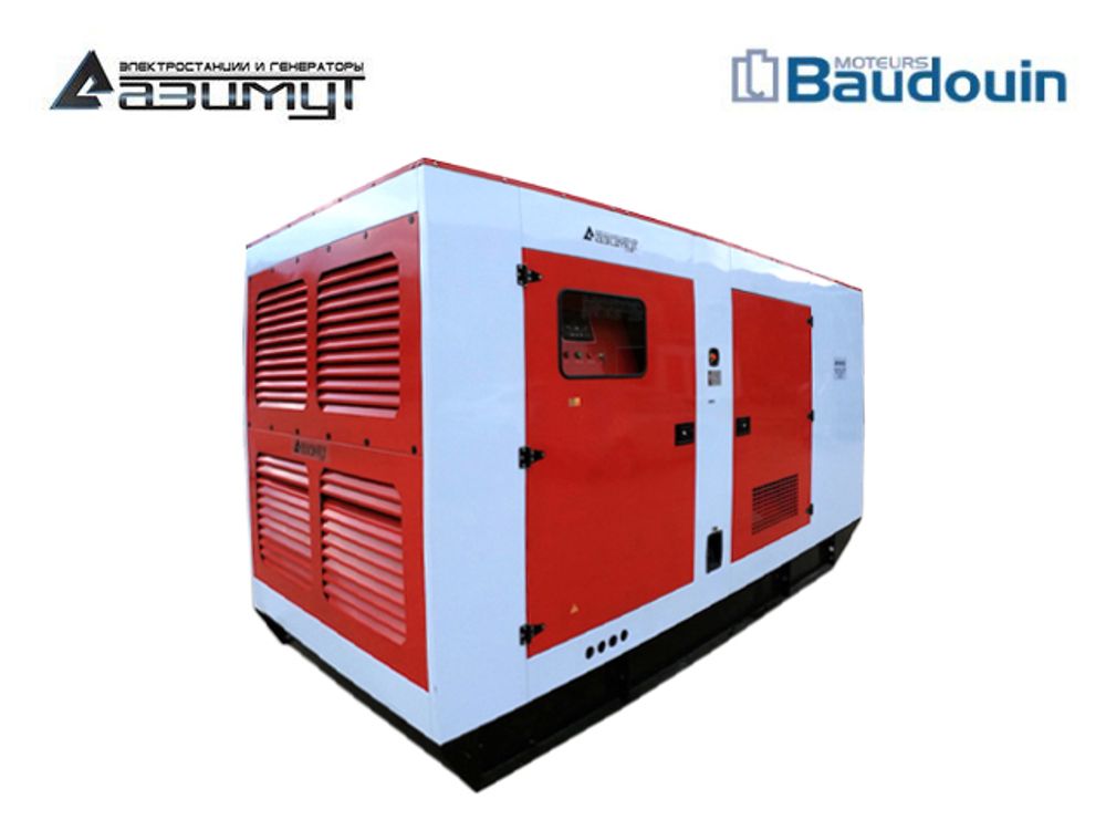 Дизельный генератор Азимут АД-600С-Т400-1РКМ9 Baudouin в кожухе