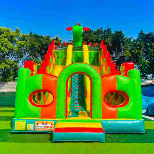 Коммерческий надувной батут-горка «Дракон 3» 10*5*8 м