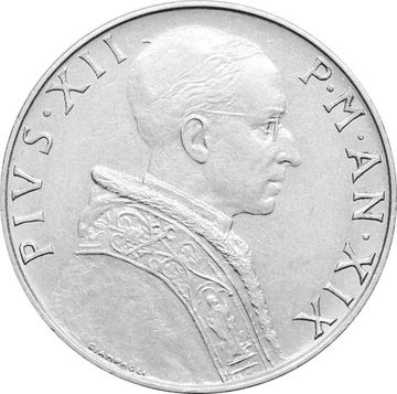50 лир 1957 Ватикан