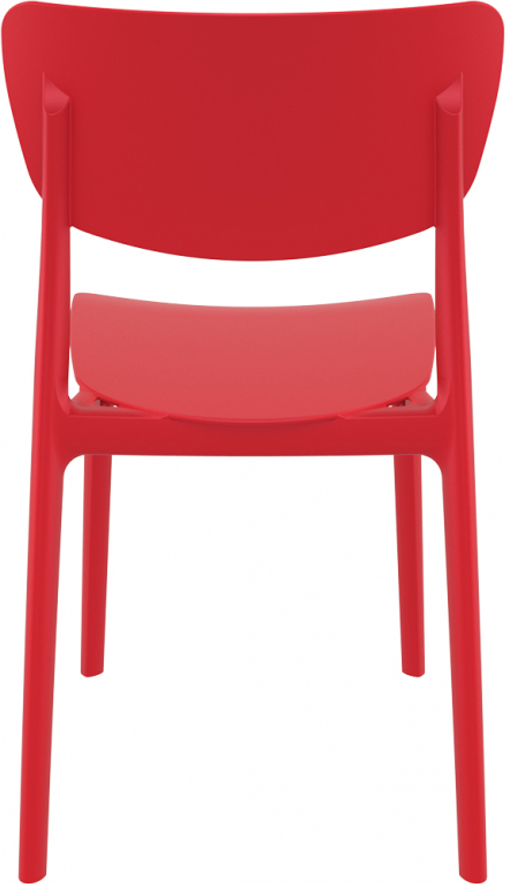 Стул пластиковый Siesta Contract Monna, красный