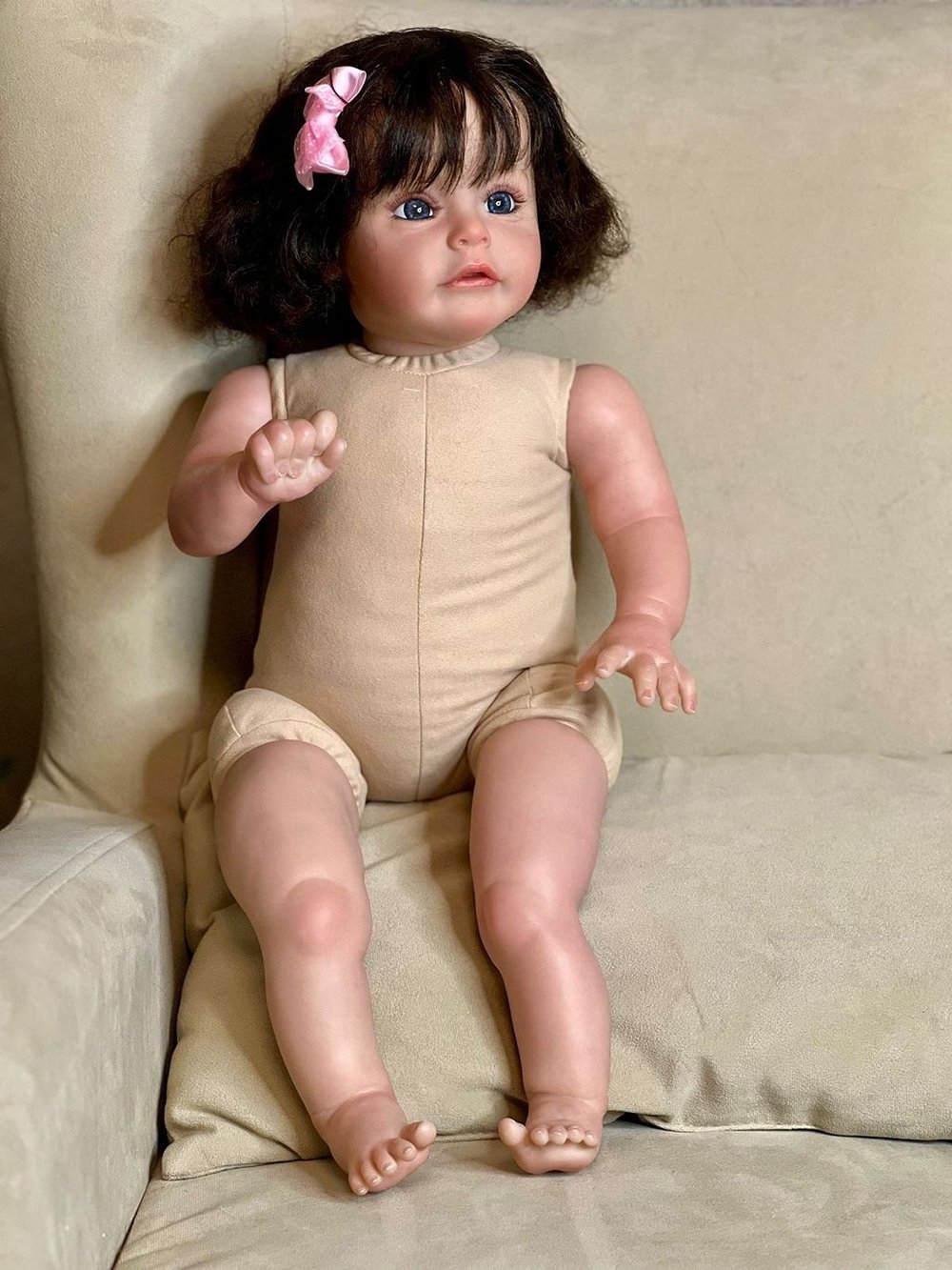 Кукла Реборн мягконабивная 60см в пакете (FA-234)