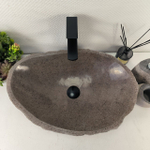 Раковина из речного камня RS-65450 57*38*14 0857