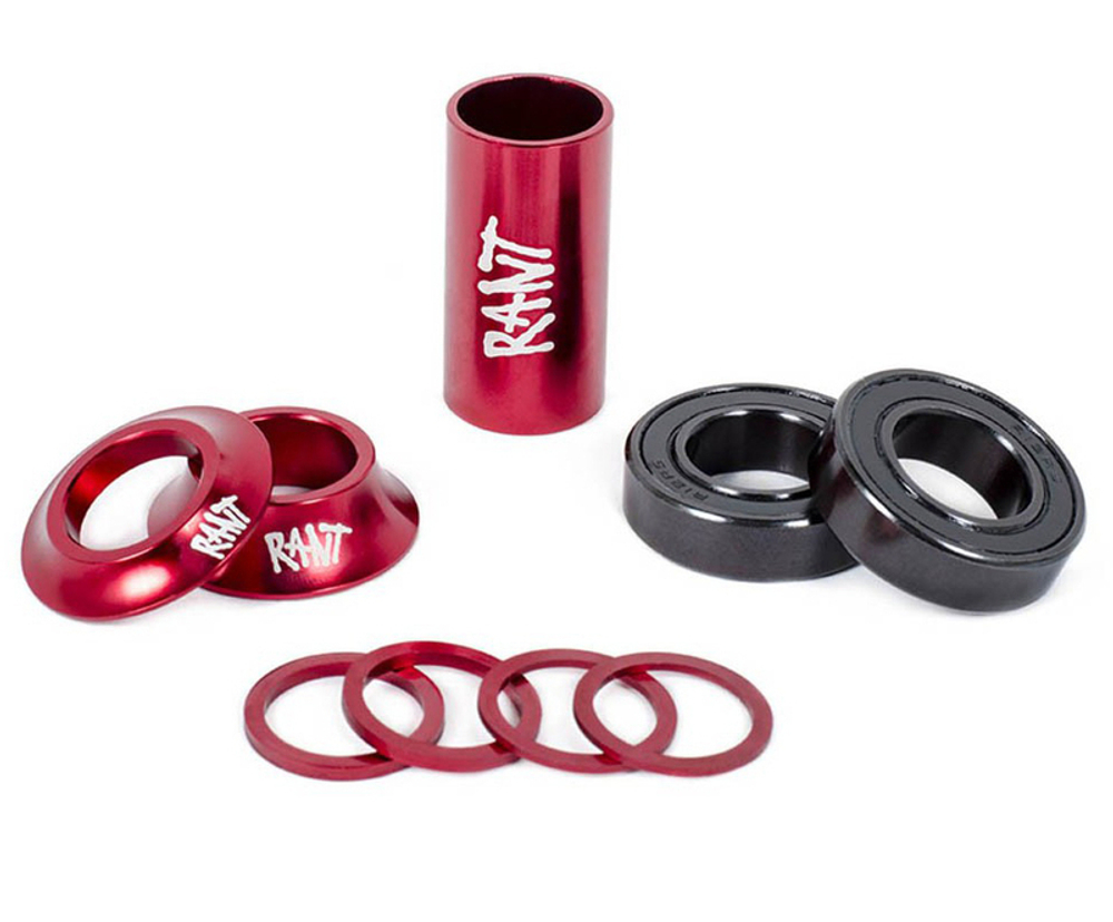 BMX Каретка Rant Bang Ur Mid  Red 19mm