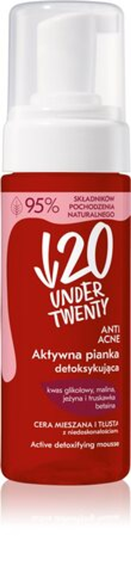 Under Twenty ANTI! ACNE - очищающая пенка для кожи с несовершенствами /   150  ml  / GTIN 5900717508811