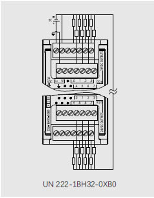 UN 222-1BH32-0XB0 Модуль цифровых выходов SM1222 16DO 24VDC