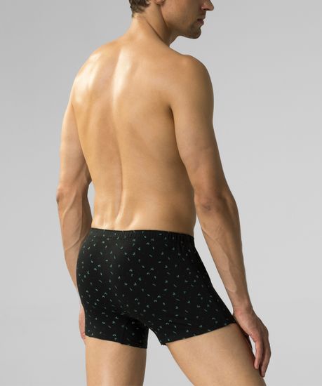 Трусы мужские боксеры (3шт), Atlantic 3MH-196, хлопок, черный + изумрудный