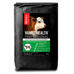 Reasil Humic Health Professional для телят и бычков на откорме - сухая кормовая добавка с гуминовыми веществами и микроэлементами - упаковка мешок 25 кг