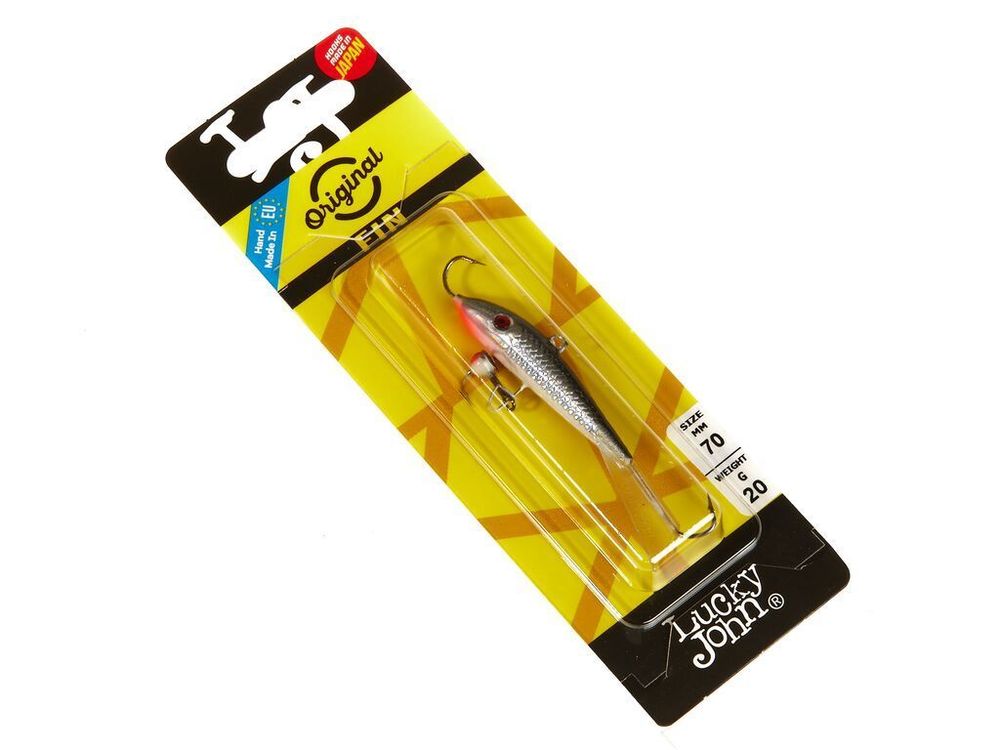 Балансир LUCKY JOHN Fin 5 (+тройник), 70 мм, цвет 13H