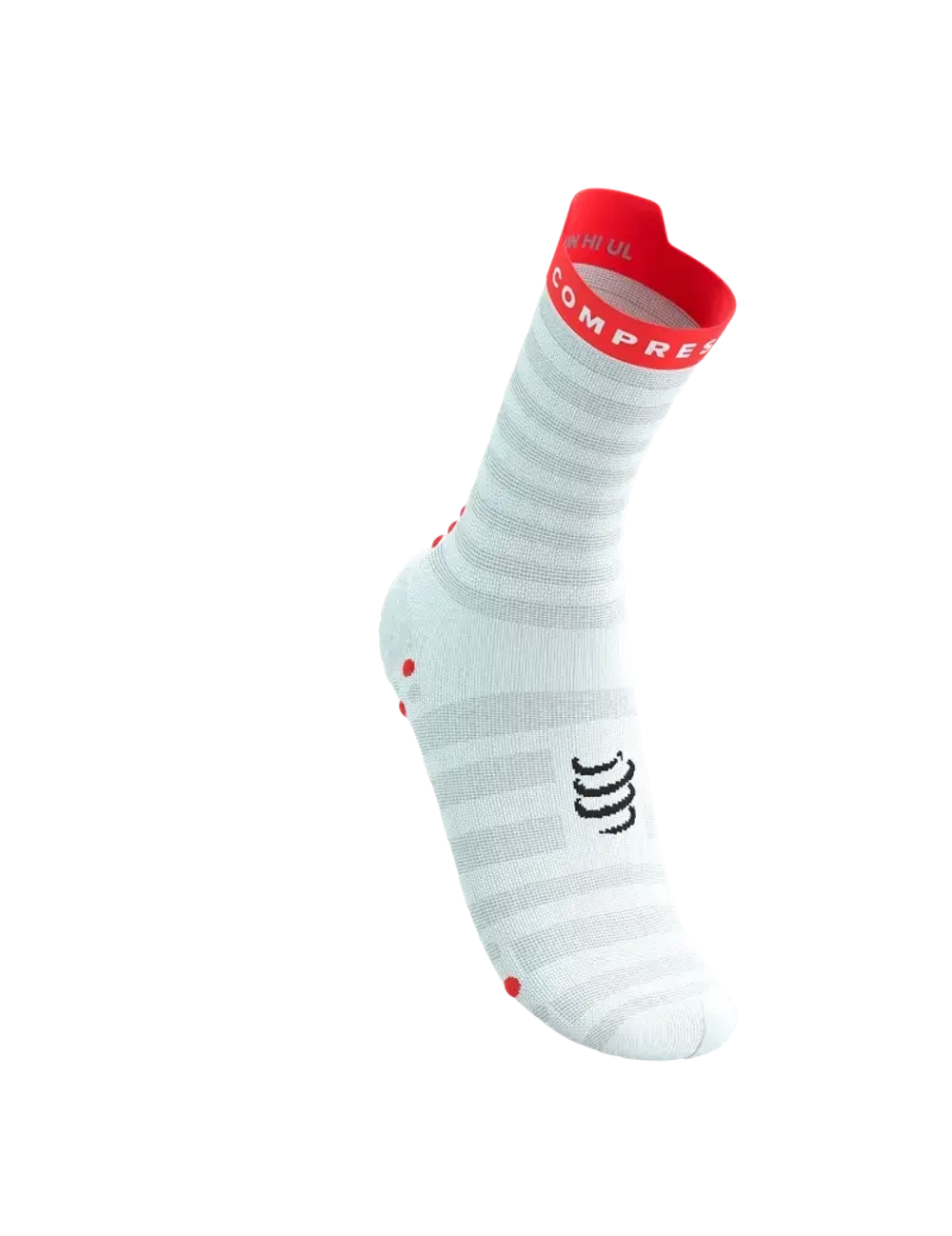 Носки Run Ultralight High v4 WHITE/FLUO RED/BLACK