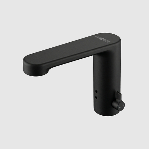 Смеситель сенсорный для раковины или столешницы LEED расход латунь NOFER 07260M.LN чёрный