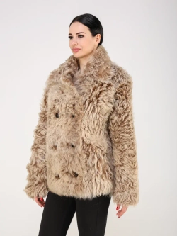 Дубленка зимняя шуба натуральная короткая