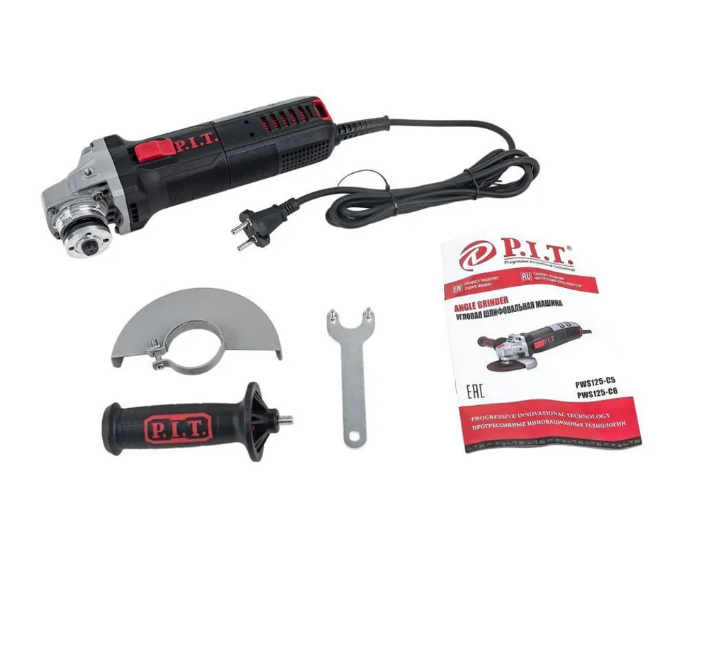 Машина углошлифовальная УШМ P.I.T. PWS125-C6