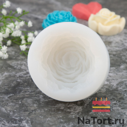 Силиконовый молд 3D «Роза-I»