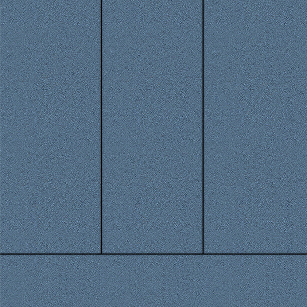 Тротуарная плитка ПРЯМОУГОЛЬНИК 900х300 мм - Стандарт Синий