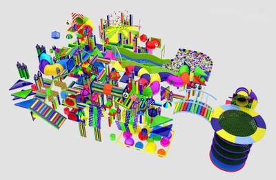 Детский игровой лабиринт «Цирковая Страна Чудес»