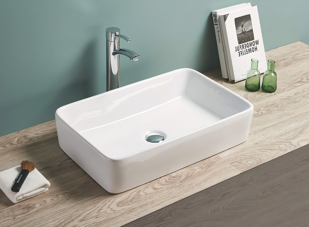 Раковина керамическая накладная Art&Max AM-7655-X