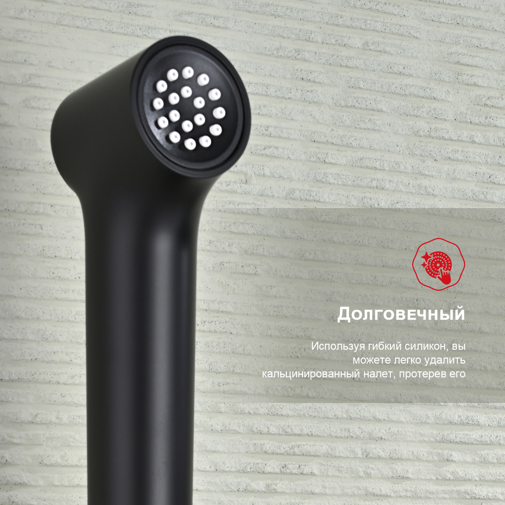 Гигиенический душ со смесителем Raglo R03.51.06, черный