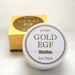Petitfee. Гидрогелевые осветляющие патчи для глаз Premium GOLD & EGF Eye Patch
