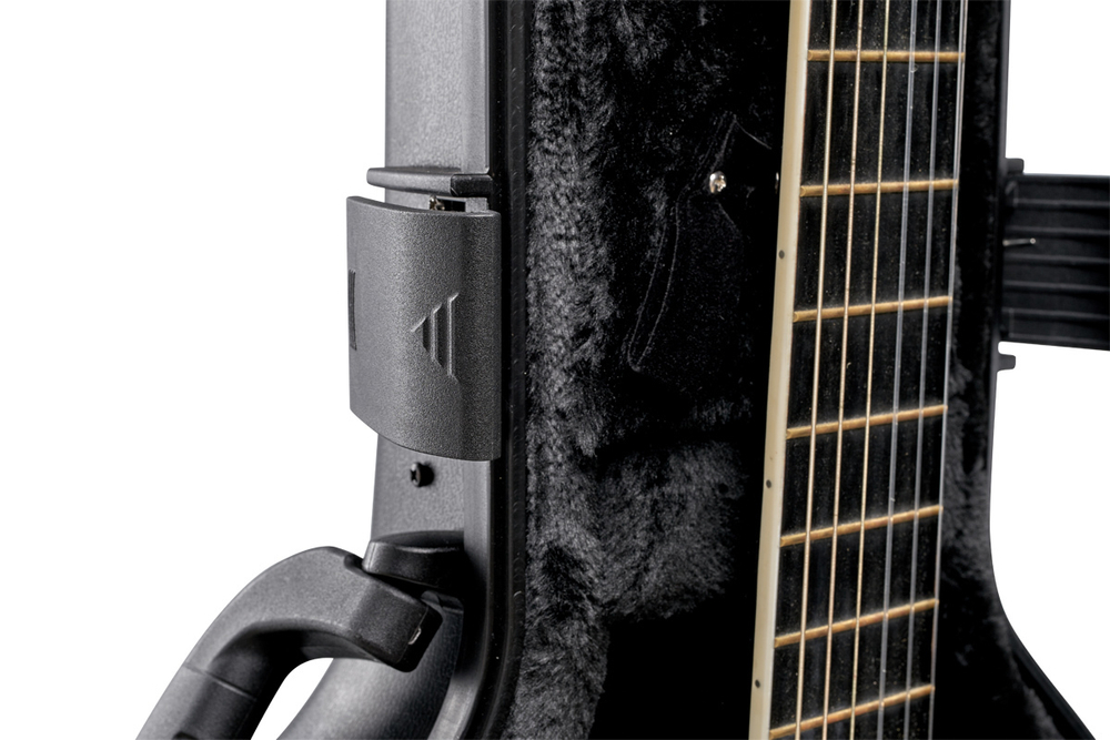 Кейс кофр для акустической гитары DGCASE@30-02А внешн. размеры 475*200*1177мм НА КОЛЕСАХ и ДОПОЛНИТЕЛЬНОЙ РУЧКОЙ