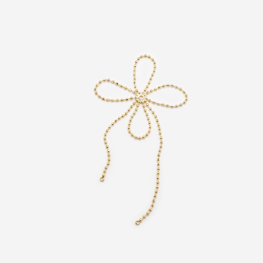 Навесной элемент "Цветок", 9см, позолота