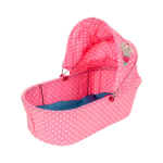 Коляска люлька "Зайка" 63*35*71см, белая коробка