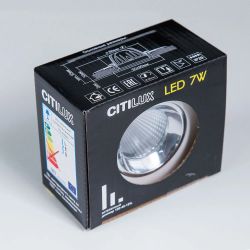 Citilux Альфа CLD001KNW6 LED Встраиваемый светильник Бронза Золото