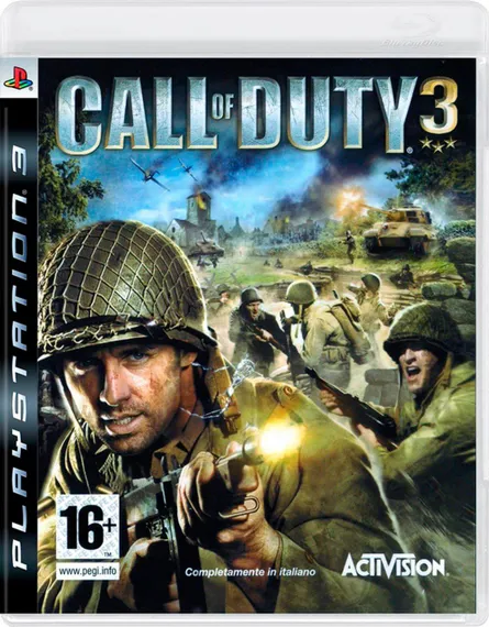 PS3 Call of Duty 3 (Б/У, Английская версия, BLES-00016)