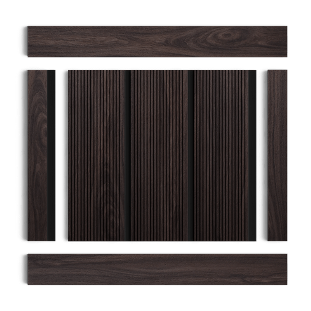 Стеновая панель HiWood декорированная, 270x12 см