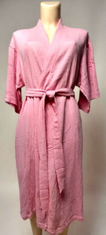 Халат женский, размер 42-52, цвет розовая фуксия