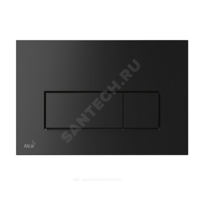 Кнопка для инсталляции черная матовая Alca Plast M578