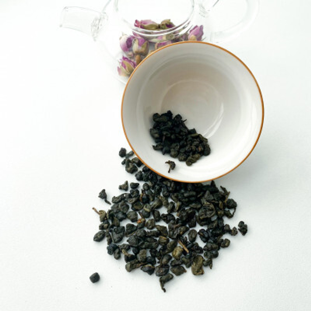 Зеленый чай BERRY-TEA "Молочный Ганпаудер" | 18гр под стакан