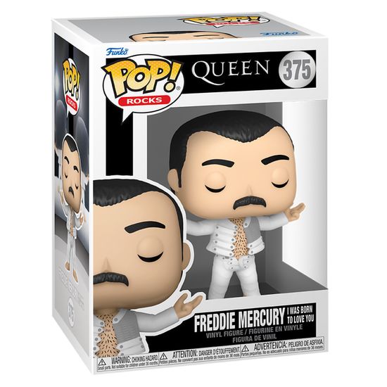 Фигурка Funko POP! Rocks Queen Freddy Mercury I Was Born to Love You (375) 75375 / Фигурка Фанко ПОП! в виде известного музыканта, Фредди Меркьюри