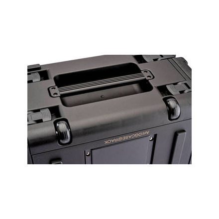 RACK | Ударопрочный пластиковый Рэковый кейс 4 юнита с выдвижной ручкой и на колесах DGCASE@RACK4UW |Внут. размеры 485*483*185мм