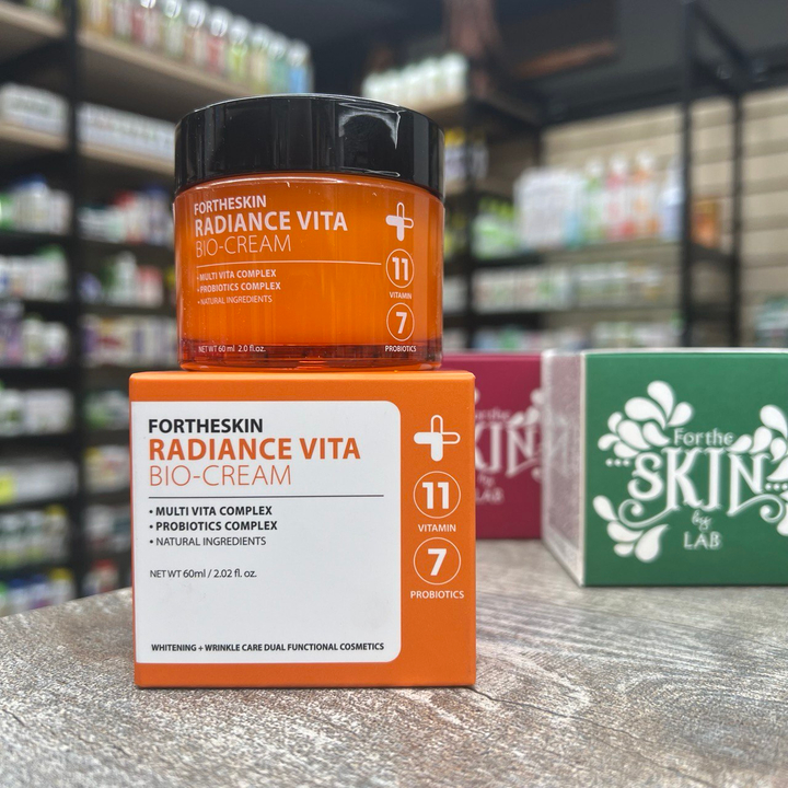 Крем для лица Fortheskin Radiance Vita Bio-Cream с лифтинг-эффектом с витаминами, пробиотиками 60 мл