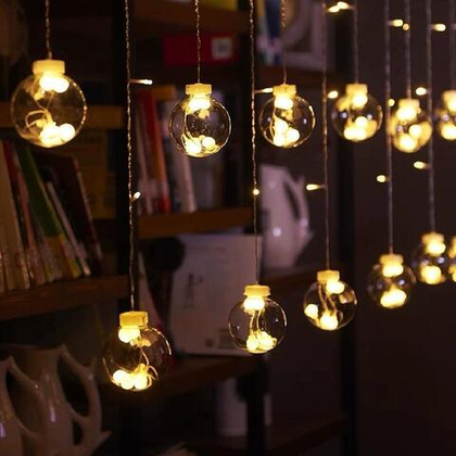 Гирлянда-занавес Шары с шариками