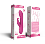 Розовый силиконовый вибратор-кролик (Цвет: розовый)