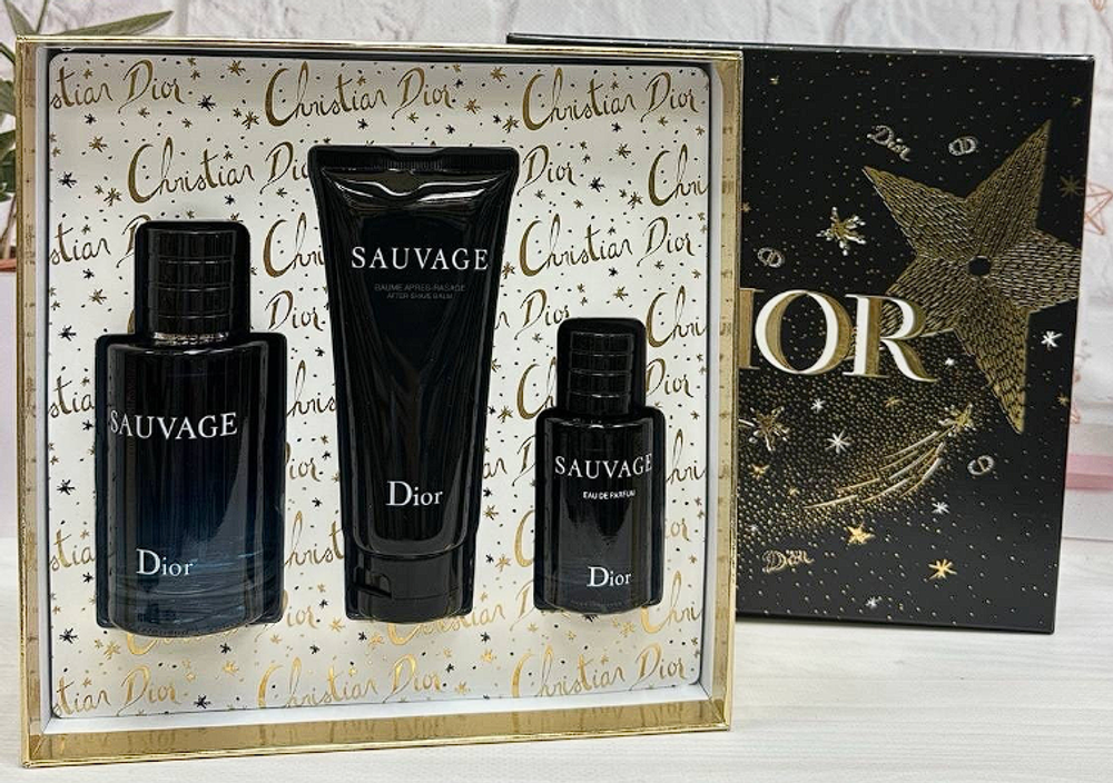 Набор парфюмерии Christian Dior Sauvage (duty free парфюмерия)