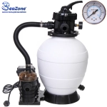 Насос-фильтр песочный для бассейнов CLP5503F PRO, 7000 л/ч, Seazone