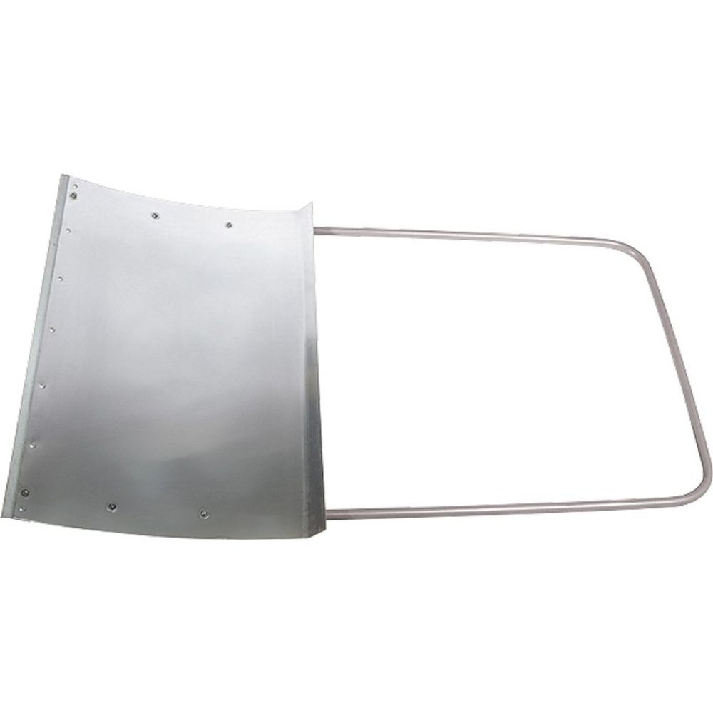 61526 Движок для уборки снега алюминиевый, 755х505х1240 мм, стальная рукоятка, Россия Сибртех