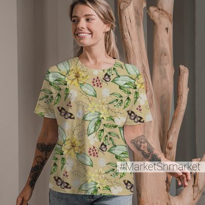 Футболка женская стандарт с принтом 