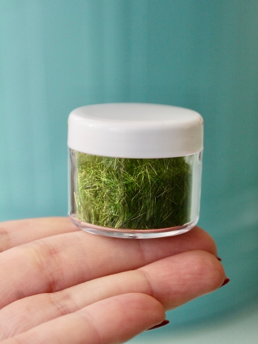 Флок зеленый ворсистый для имитации травы