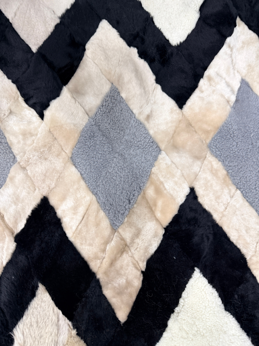 Покрывало меховое ковер из шкуры овчины