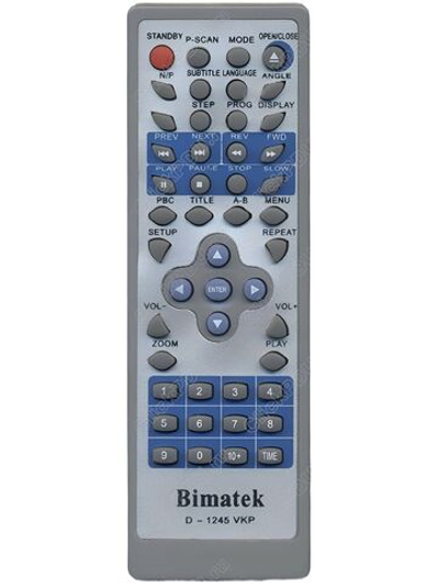 Пульт dvd D-1245 vkp для DVD плеера Bimatek