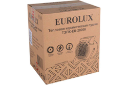 Тепловая электрическая пушка Eurolux ТЭПК-EU-2000K керамический нагревательный элемент, круглая