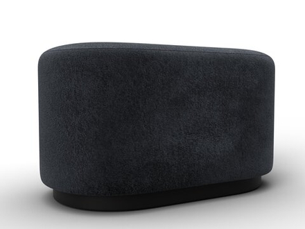 Пуф 007, TOWER 11 темно-серый, Велюр;Экокожа, 132381