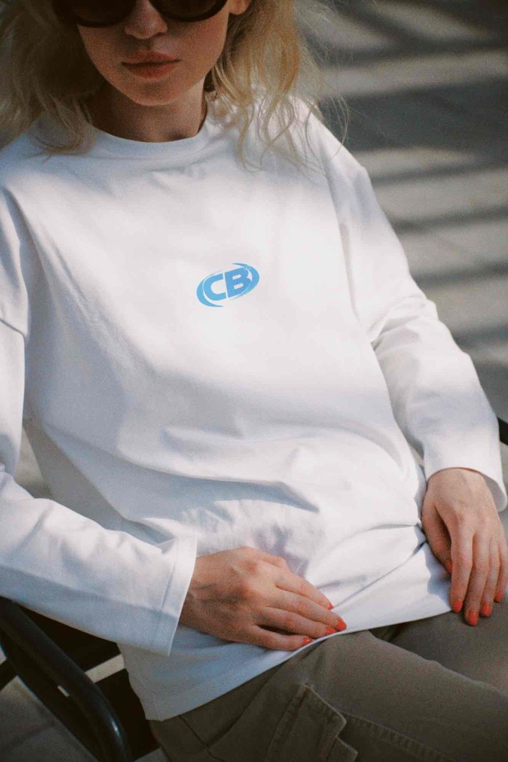 Лонгслив Сила ветра СВ белый