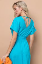 Платье "Вариация" (лазурь) Elza (Акция)