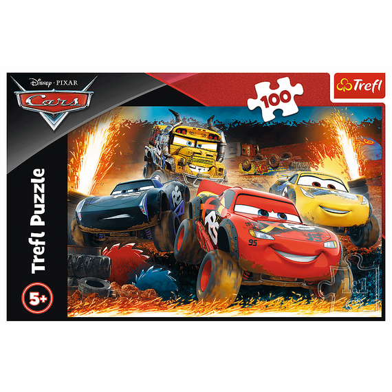 Puzzle "100" - Extreme race / Disney Cars 3