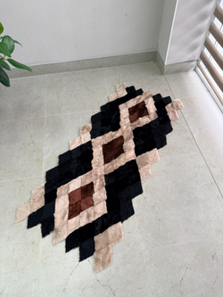 Меховой Коврик прикроватный накидка на кресло из овчины